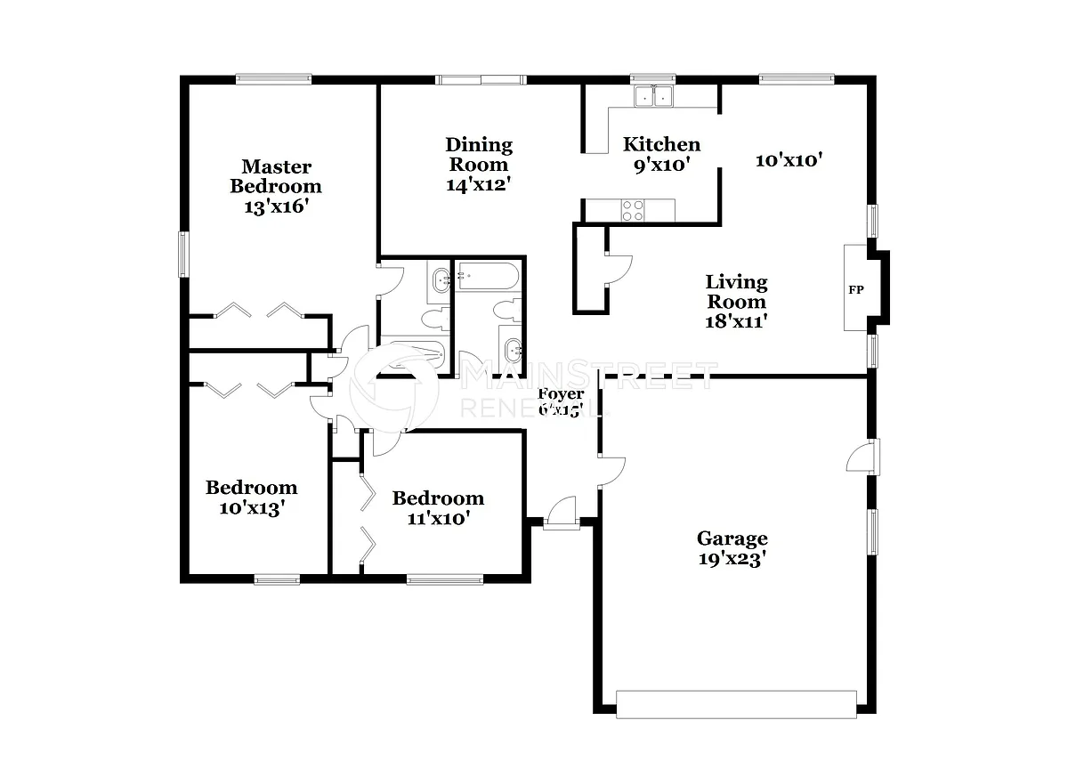 Floor Plan - 928 Cheetah Trl