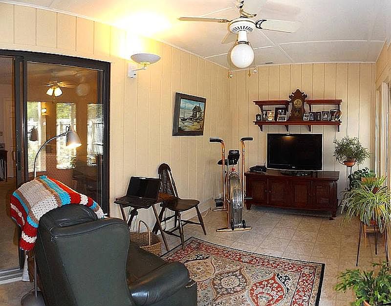 Sunroom paint color changed