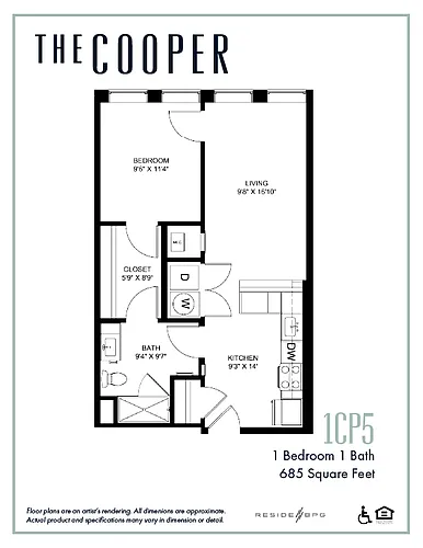 Floor plan 1CP5