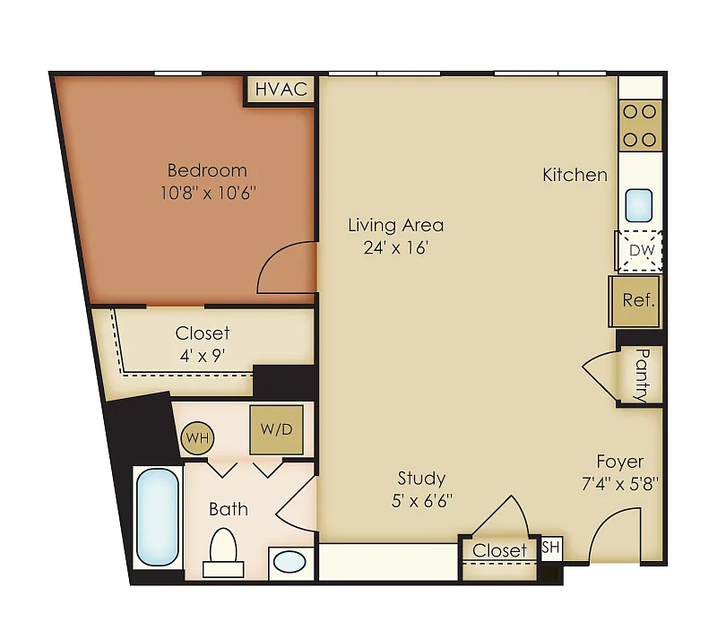 Floor plan D1