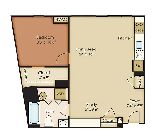 Floor plan D1