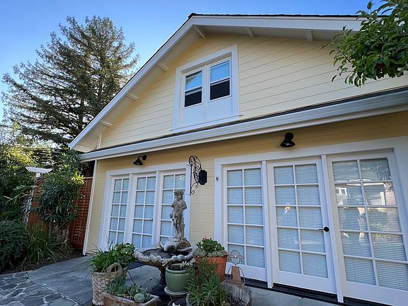 Front of unit. Door on the left leads to the living area and the door on the right leads to the downstairs bedroom.