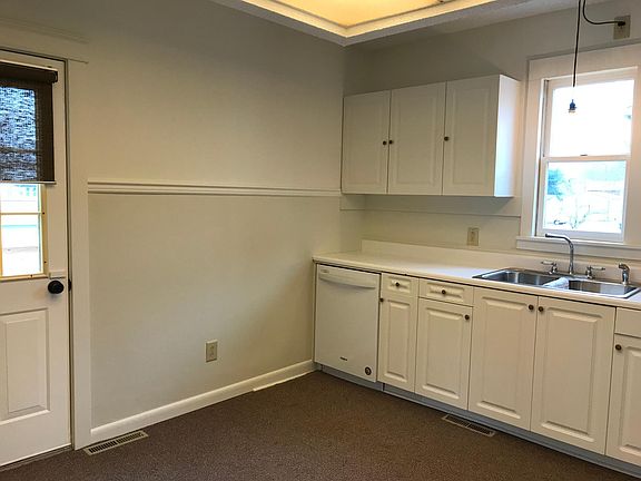 Kitchen with door to deck