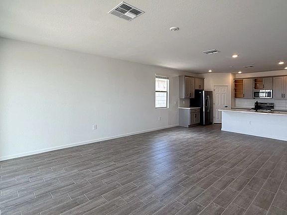 Great room and kitchen