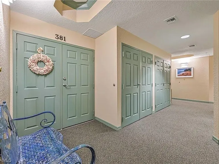 Double Door Entry into the Unit