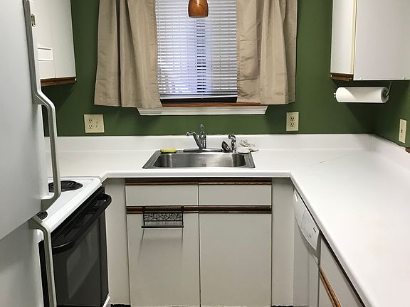 Kitchen Currently being updated with lots of cabinets and S/S appliances. Including stackable new washer/dryer.