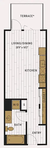 Floor plan S1C