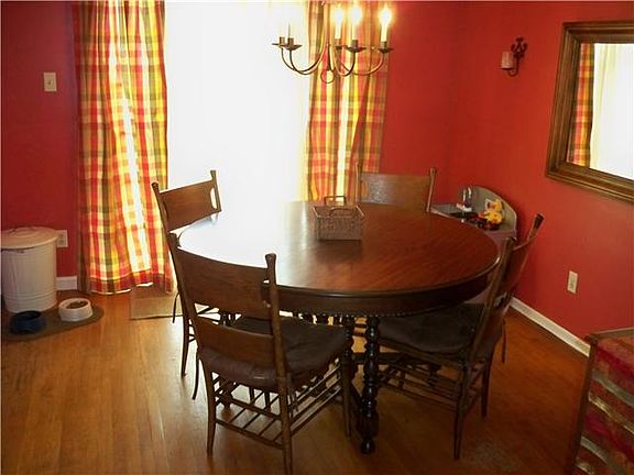 Dining Room with Slider to Backyard