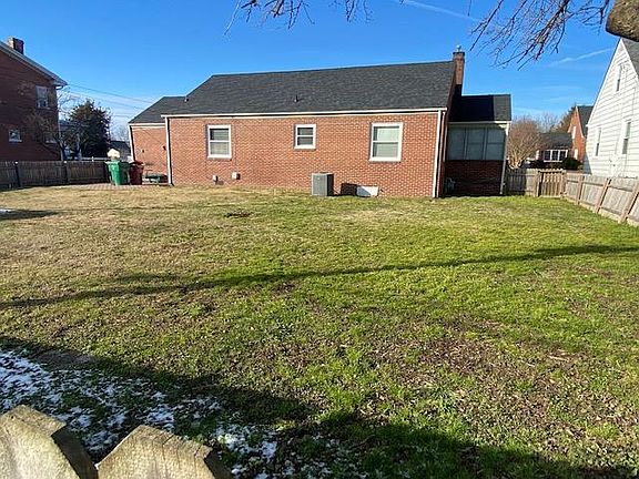 Spacious fenced in backyard