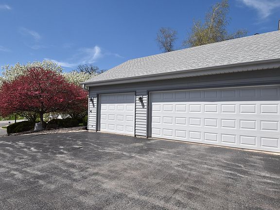 extra deep 3-car garage with openers
