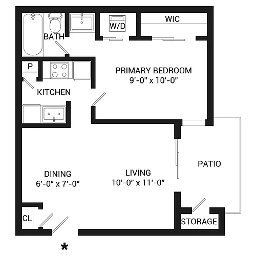 Floor plan Slate