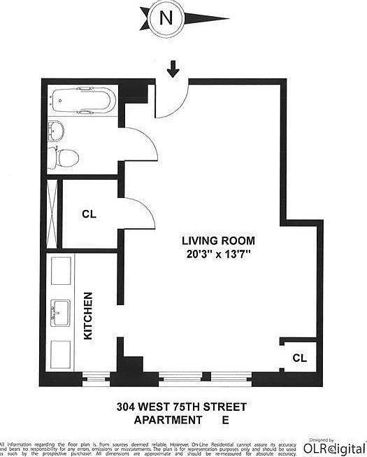 1st image of 304 W 75th St APT 11E