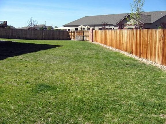 entering yard from gate