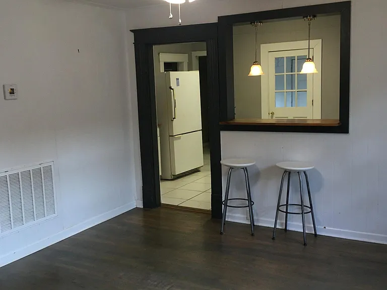 View from diningrm to kitchen