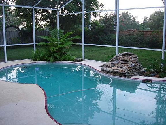 Pool with Waterfall