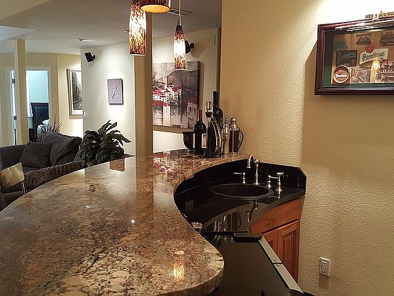 granite custom bar