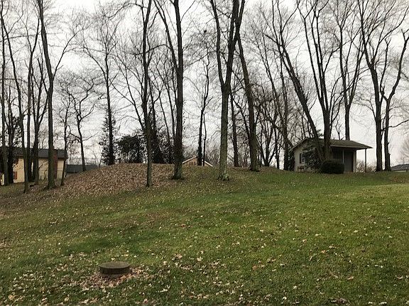 Large backyard with shed