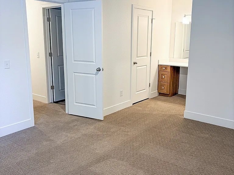 Spacious bedrooms designed with comfort in mind and plenty of room to make your own.