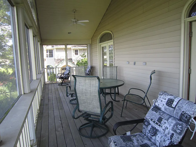 Rear Porch from LR/Great Room end