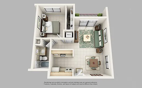 Floor plan Model A