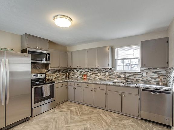 Kitchen with granite counter tops