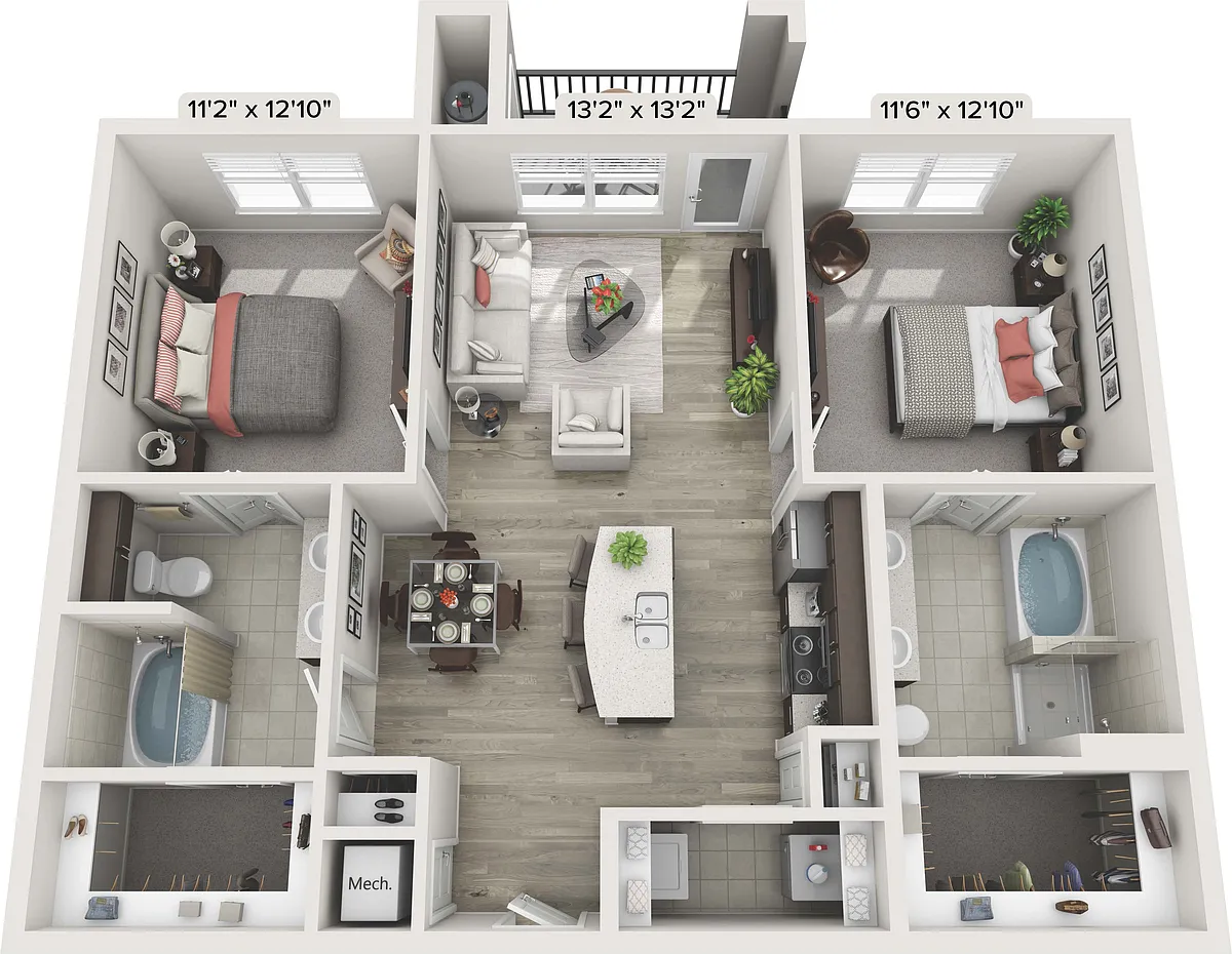 Floor plan B2