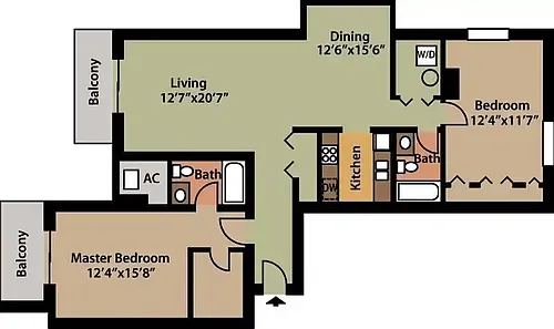 Floor plan The Palmer