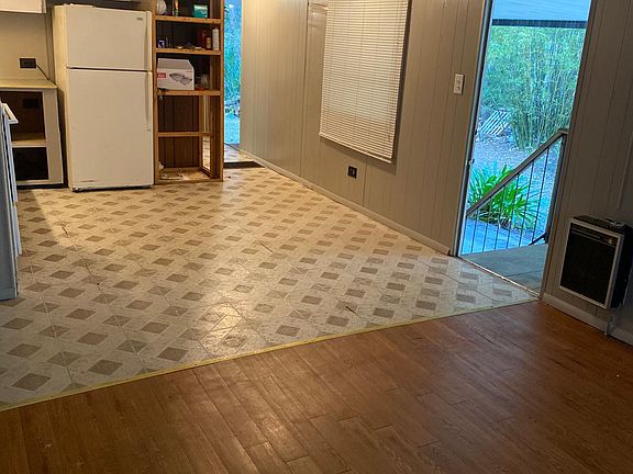 living room into kitchen