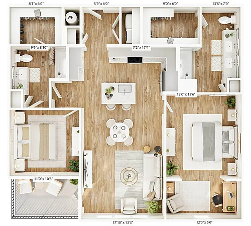 Floor plan B3