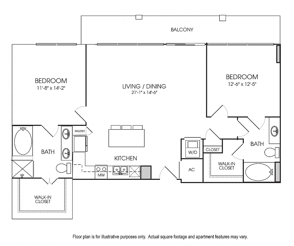 Floor plan B8