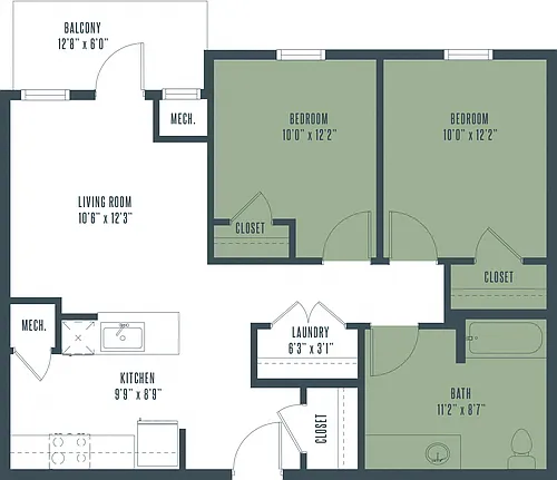 Floor plan B1