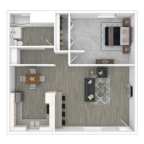 Floor plan One Bedroom