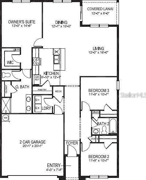 3 bed, 2.0 bath, 1725 sqft, $2,200 — Photo 2
