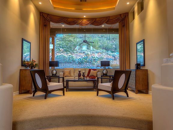 Living Room with Natural Art