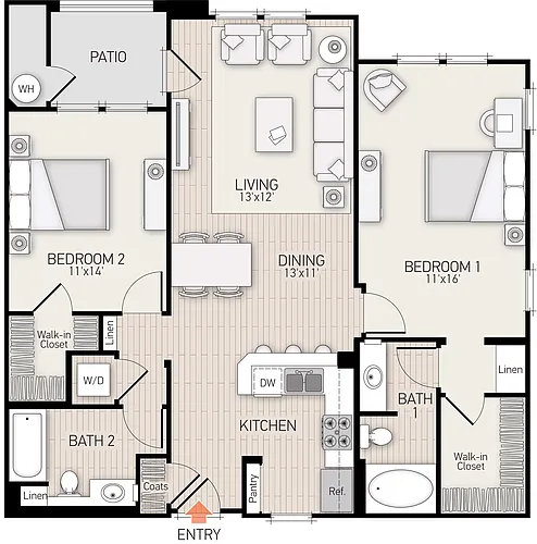Floor plan Plan J