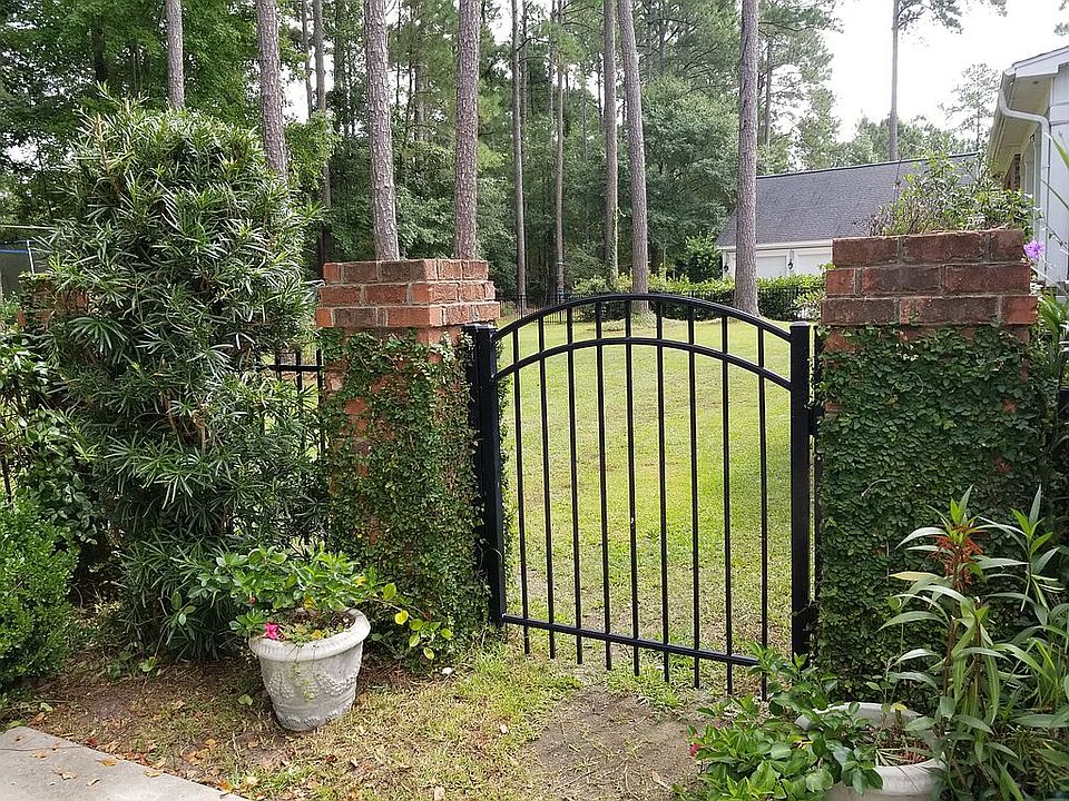 Large private fenced in backyard