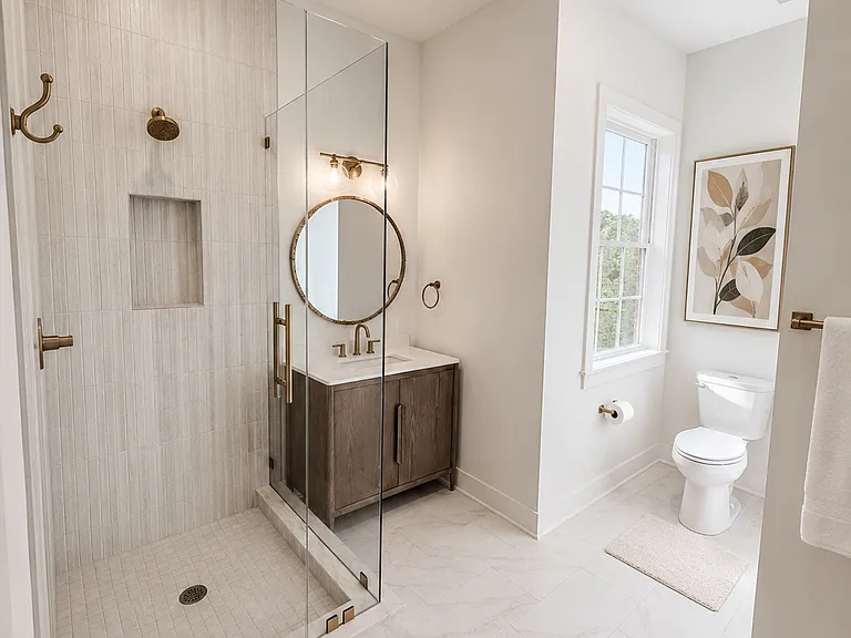 Third Bathroom- En-suite to bedroom for comfort and privacy.