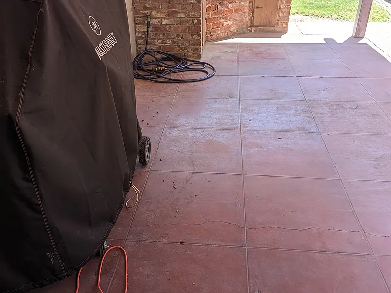 Backyard patio