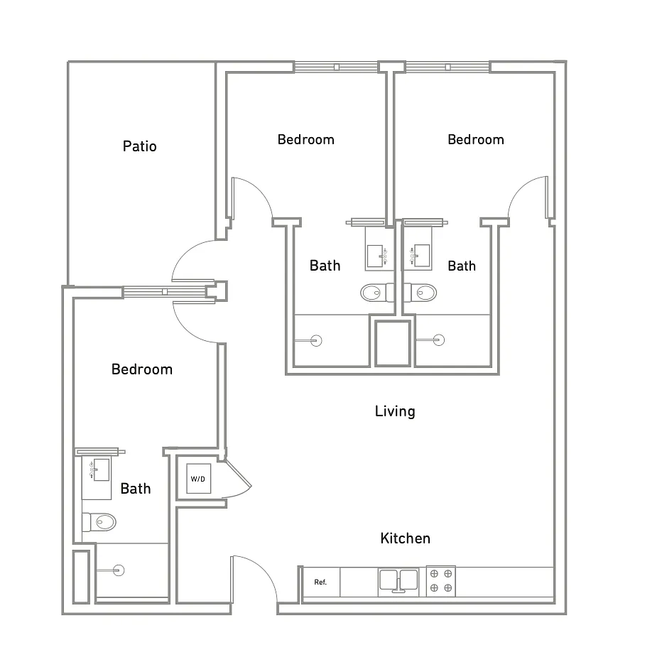Floor plan 303