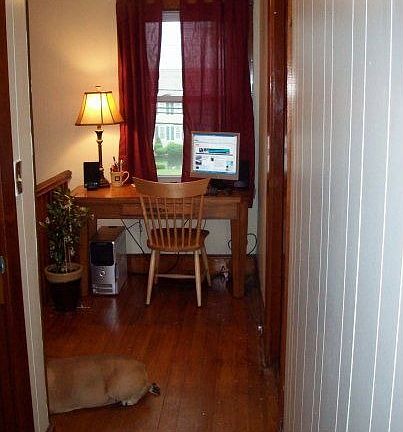 Nook at top of stairs