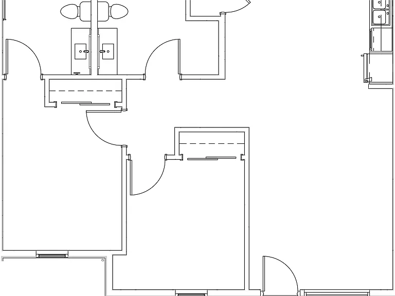 2.A floor plan Hudson West