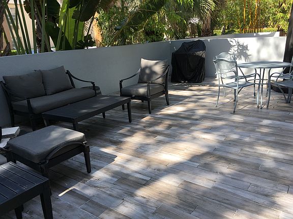 HUGE back patio