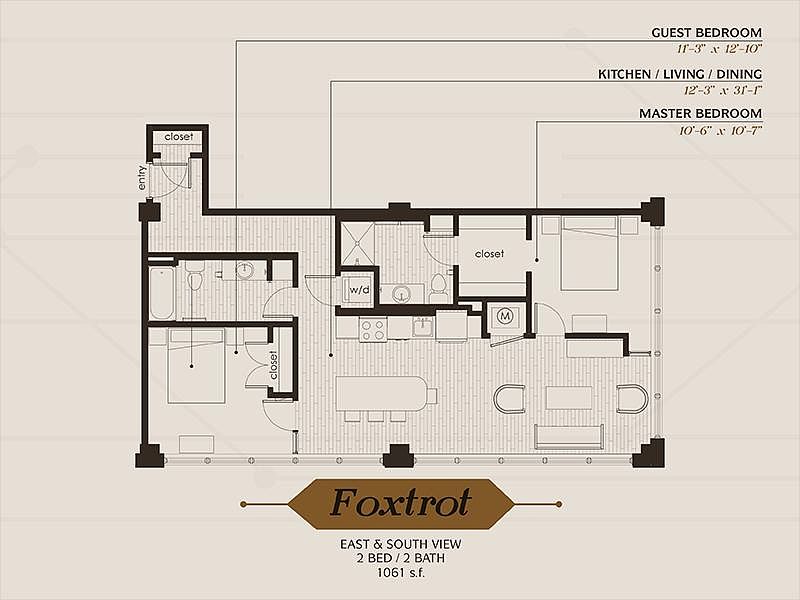 Foxtrot floorplan