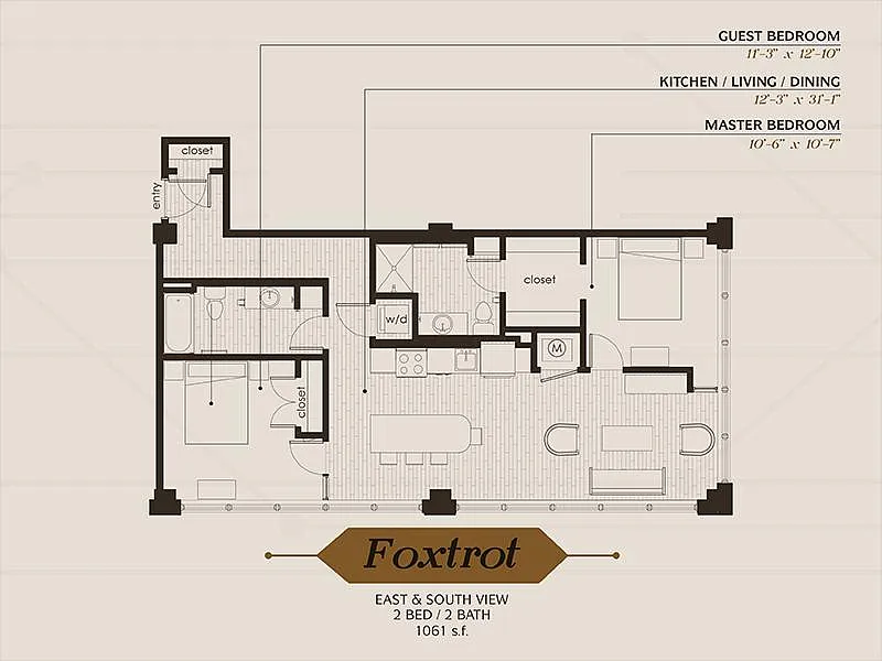 Floor plan Foxtrot
