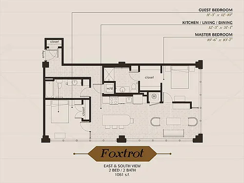 Floor plan Foxtrot