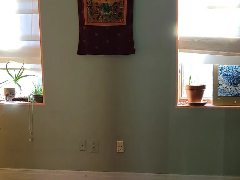 second floor bedroom windows face east