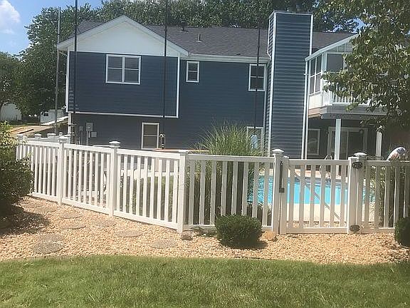 Back yard Next to detached