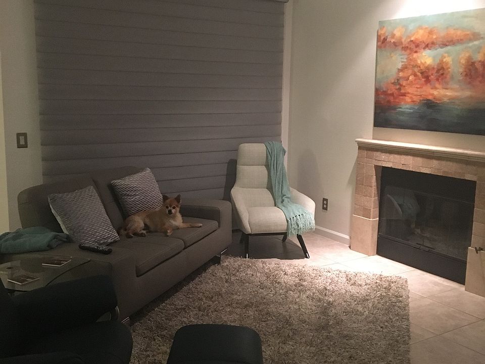 Evening living room