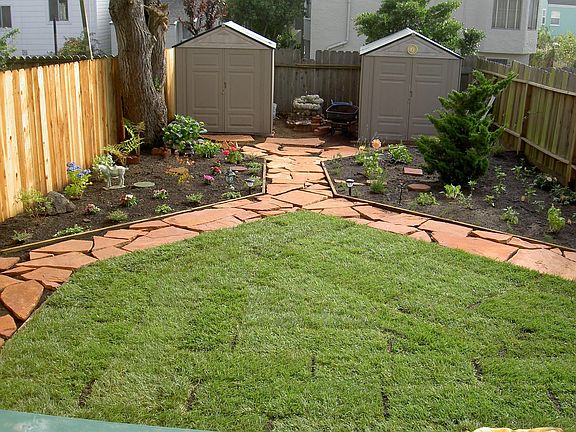 Large yard