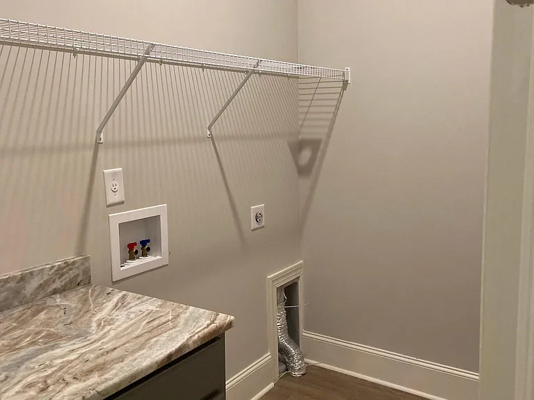 Laundry hook ups